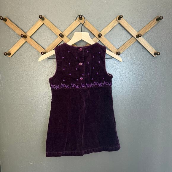Vintage Gap kids  girls jumpsuit dress purple size small - Picture 4 of 4